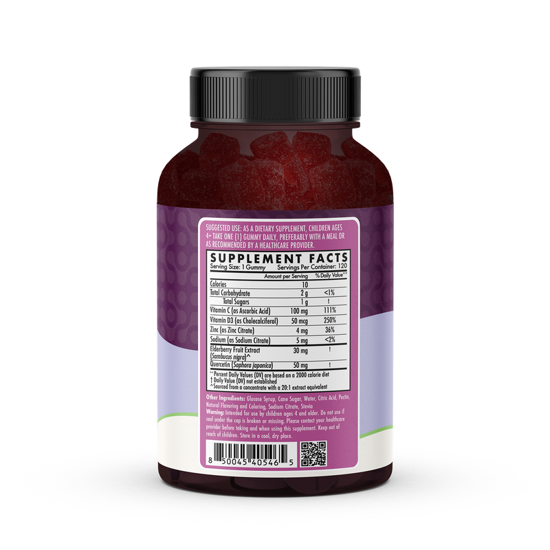 Super Immune Elderberry Gummies